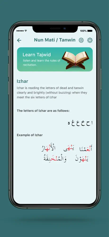 Learn Tajwid - Rules of Quran recitation